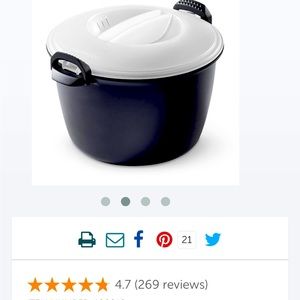 Pampered Chef 3Qt Micro Cooker Plus